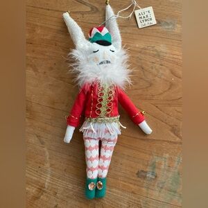 Alice Mary Lynch - Rabbit Nutcracker Ornament - Anthropologie